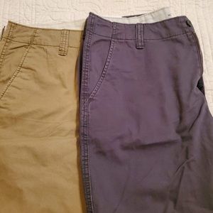 NWT Mens Old Navy Lived-In Straight Shorts in size 34 (set includes 2 shorts)